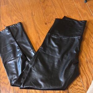 Hot Kiss Black Faux Leather Pants